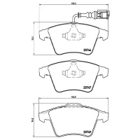 Plăcuțe de frână Brembo P 85 081 față/ disk photo 4