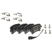 Plăcuțe de frână Brembo P 85 083 spate/ disk photo 2