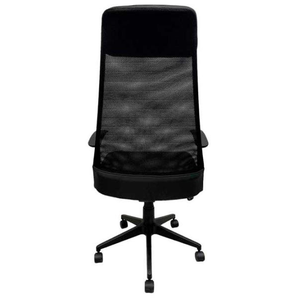 Fotoliu de birou ART Luna Plasă acrilică, piele artificială/ Black photo 4