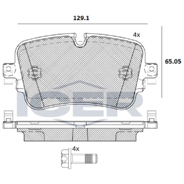 Тормозные колодки Icer 182248 задние/ дисковые photo 2 Тормозные колодки Icer 182248 задние/ дисковые photo 2