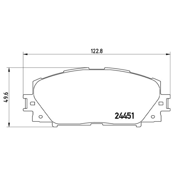 Тормозные колодки Brembo P 83 106 передние/ дисковые photo 4
