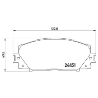 Plăcuțe de frână Brembo P 83 106 față/ disk photo 4