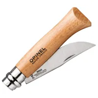 Cuțit Opinel Stainless Steel Wood Nr. 8 de buzunar/ Sandvik 12C27 photo 2