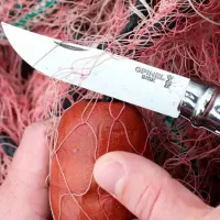 Cuțit Opinel Stainless Steel Wood Nr. 8 de buzunar/ Sandvik 12C27 photo 5