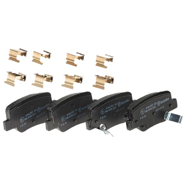 Plăcuțe de frână Brembo P 83 114 spate/ disk photo 2