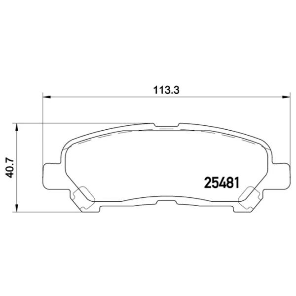 Plăcuțe de frână Brembo P 83 138 spate/ disk photo 4