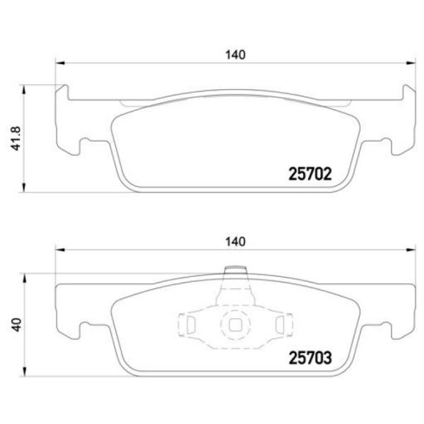 Тормозные колодки Brembo P 68 059 передние/ дисковые photo 4