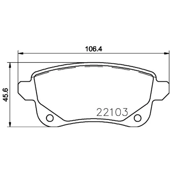 Plăcuțe de frână Brembo P 68 064 spate/ disk photo 4