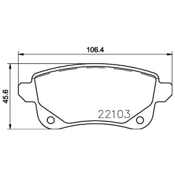 Plăcuțe de frână Brembo P 68 064 spate/ disk photo 4