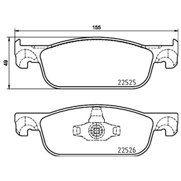 Тормозные колодки Brembo P 68 065 передние/ дисковые photo 4