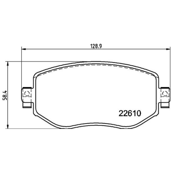 Тормозные колодки Brembo P 68 068 передние/ дисковые photo 4 Тормозные колодки Brembo P 68 068 передние/ дисковые photo 4