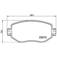 Plăcuțe de frână Brembo P 68 068 față/ disk photo 4