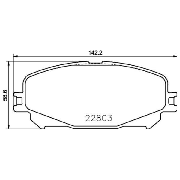 Plăcuțe de frână Brembo P 68 071 față/ disk photo 4 Plăcuțe de frână Brembo P 68 071 față/ disk photo 4