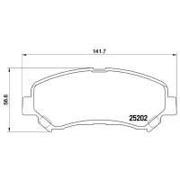 Plăcuțe de frână Brembo P 79 028 față/ disk photo 4