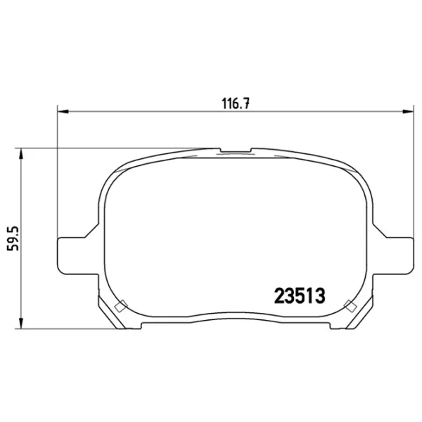 Тормозные колодки Brembo P 83 040 передние/ дисковые photo 4 Тормозные колодки Brembo P 83 040 передние/ дисковые photo 4