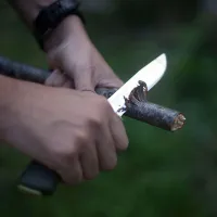 Cuțit Morakniv Bushcraft forest 12356 de vânătoare/ Sandvik 12C27 photo 4
