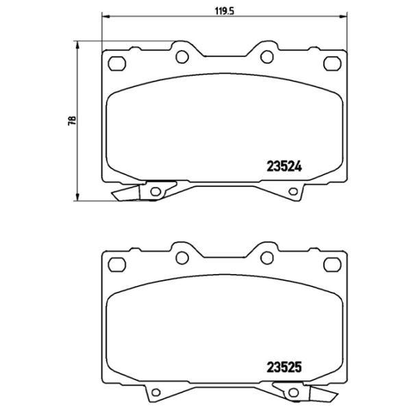 Plăcuțe de frână Brembo P 83 048 față/ disk photo 4