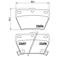 Plăcuțe de frână Brembo P 83 057 față/ disk photo 4