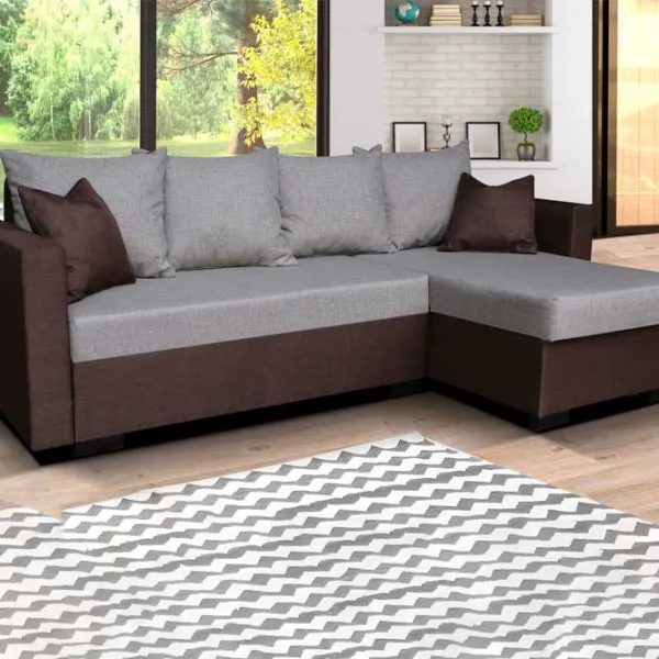 Диван Platan Karol 07 (5475564) Искусственная кожа / Коричневый photo 3 Диван Platan Karol 07 (5475564) Искусственная кожа / Коричневый photo 3