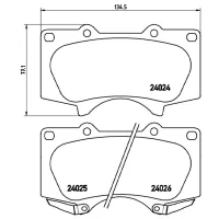 Plăcuțe de frână Brembo P 83 066 față/ disk photo 4