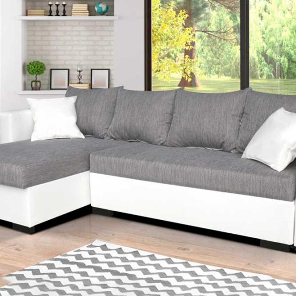 Canapea Platan Karol 07 (5475562) Piele artificială / White photo 3
