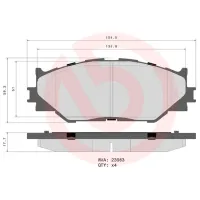 Plăcuțe de frână Brembo P 83 074 față/ disk photo 4