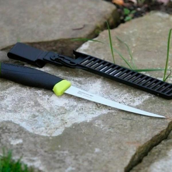 Cuțit Morakniv Companion Fishing Fillet 155 pentru pescuit/ Sandvik 12C27 photo 6