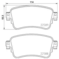 Plăcuțe de frână Brembo P 61 133 spate/ disk photo 4