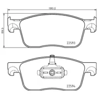 Plăcuțe de frână Brembo P 61 134 față/ disk photo 4