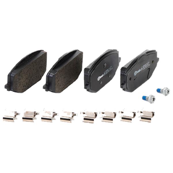 Тормозные колодки Brembo P 61 142 передние/ дисковые photo 2 Тормозные колодки Brembo P 61 142 передние/ дисковые photo 2