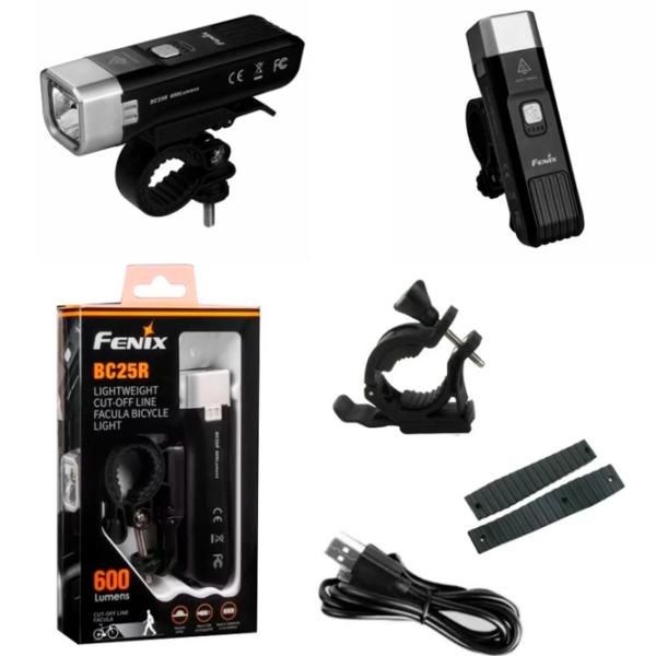 Lumini de bicicletă Fenix BC25R Black photo 7