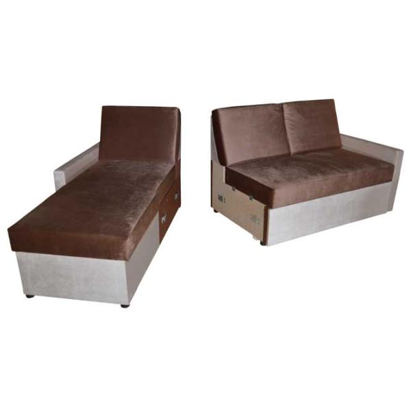 Canapea Modern Leader Kanna 18/ 05 (5552460) Velur/ Brown photo 4 Canapea Modern Leader Kanna 18/ 05 (5552460) Velur/ Brown photo 4