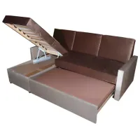 Canapea Modern Leader Kanna 18/ 05 (5552460) Velur/ Brown photo 6