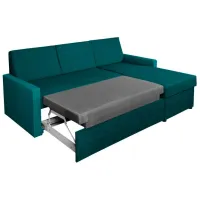 Canapea Modern Leader Kanna 18/ 05 (5645235) Velur/ Turquoise photo 2
