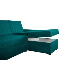 Canapea Modern Leader Kanna 18/ 05 (5645235) Velur/ Turquoise photo 3