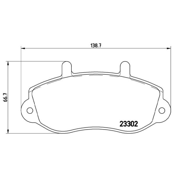 Тормозные колодки Brembo P 68 025 передние/ дисковые photo 4