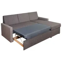 Canapea Modern Leader Alaska 10 (5592327) Microfibră/ Dark Gray photo 3