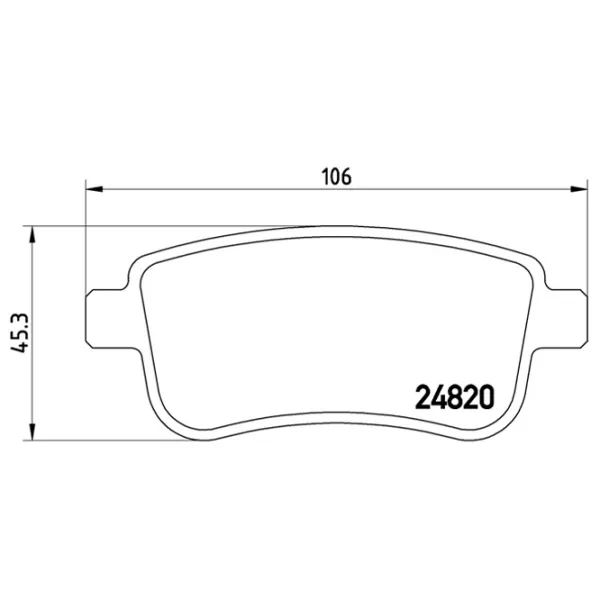 Plăcuțe de frână Brembo P 68 041 spate/ disk photo 4 Plăcuțe de frână Brembo P 68 041 spate/ disk photo 4