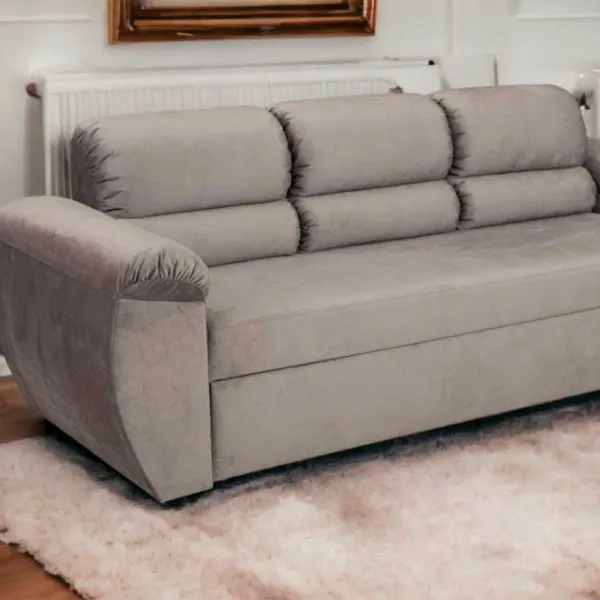 Canapea Modern Elio Kanna 92 (5592585) Velur/ Gray photo 3 Canapea Modern Elio Kanna 92 (5592585) Velur/ Gray photo 3