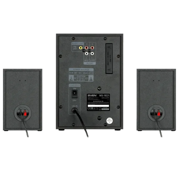 Sistem audio Sven MS-1821 44 W/ Black photo 3