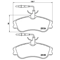 Plăcuțe de frână Brembo P 61 060 față/ disk photo 4