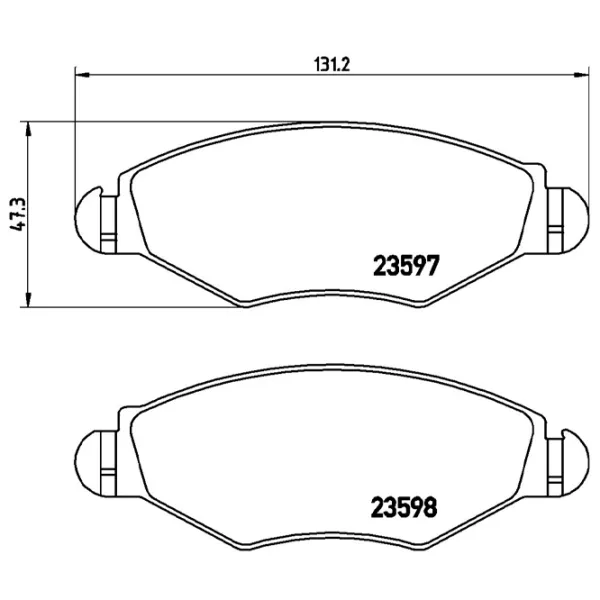Тормозные колодки Brembo P 61 063 передние/ дисковые photo 4