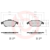 Тормозные колодки Brembo P 61 083 передние/ дисковые photo 4