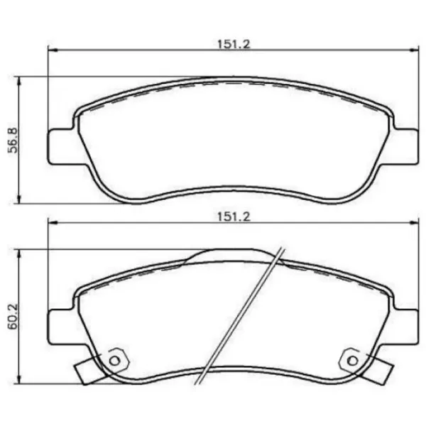 Plăcuțe de frână Icer 181887 față/ disk photo 2