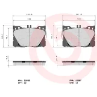 Plăcuțe de frână Brembo P 50 139 față/ disk photo 4