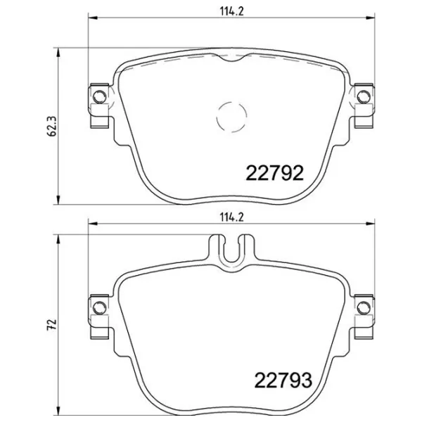 Тормозные колодки Brembo P 50 141 задние/ дисковые photo 4 Тормозные колодки Brembo P 50 141 задние/ дисковые photo 4