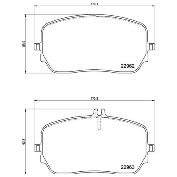 Тормозные колодки Brembo P 50 149 передние/ дисковые photo 4 Тормозные колодки Brembo P 50 149 передние/ дисковые photo 4