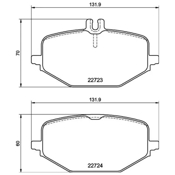 Plăcuțe de frână Brembo P 50 161 spate/ disk photo 4