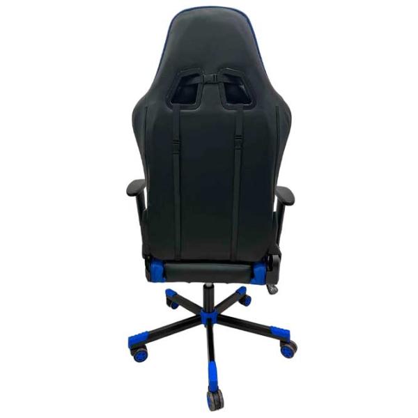 Fotoliu de birou ART Gamer-027E Piele artificială/ Black Blue photo 5 Fotoliu de birou ART Gamer-027E Piele artificială/ Black Blue photo 5
