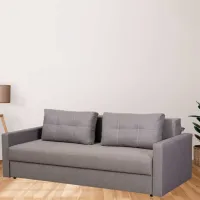 Canapea Modern Flint 3 Asti 23 (5657410) Velur/ Gray photo 5